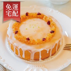 [法不甜蛋糕]經典熱銷 | 6吋天使花圈檸檬磅蛋糕(目前缺貨)