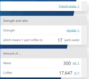 French press:法式濾壓壺咖啡水粉比計算方式
